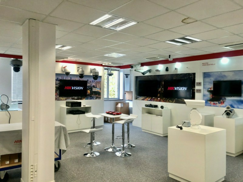 Interior view of Hikvision France Office in Neuilly-Plaisance, France