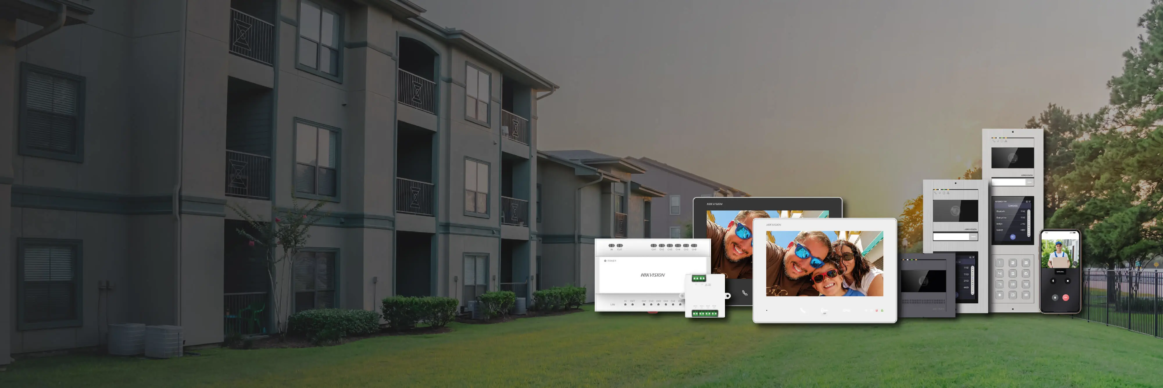 2 Wire HD Video Intercom
System for 
Apartment Buildings