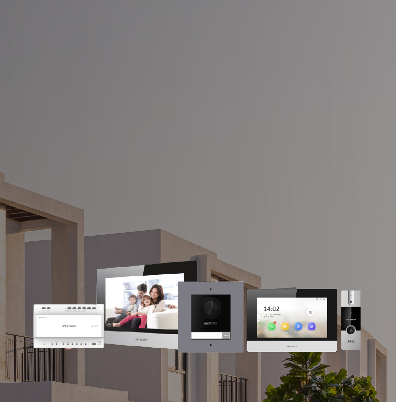 Hikvision ip intercom hot sale kit for homes