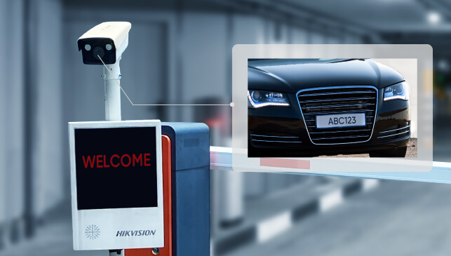 Hikvision car deals parking system