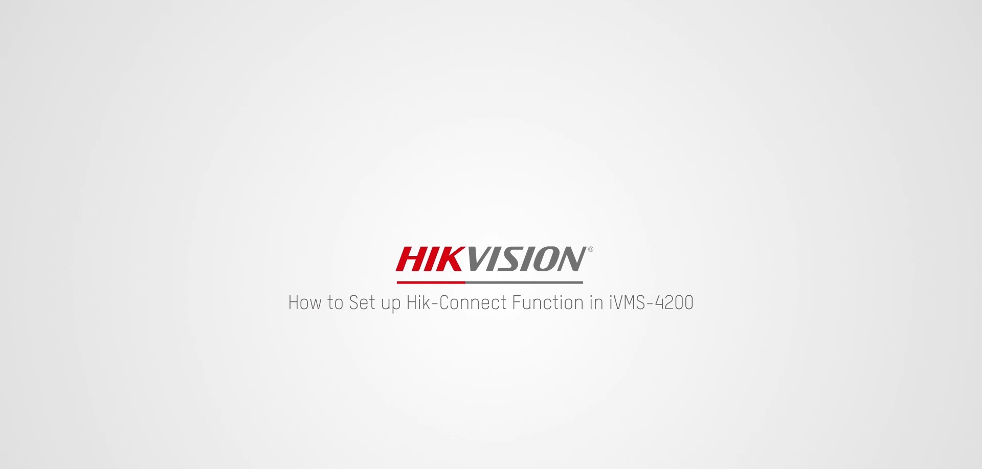 Hik shop connect vision