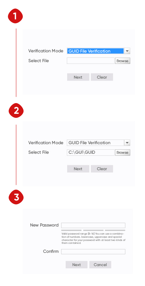 Wie setzt man das passwort zur ck faq hikvision deutschland