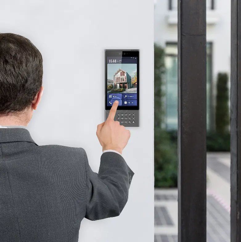 Portero Automático Digital con Cámara HD, Recibe y reconoce a tus  visitantes desde tu #Smartphone con este increible #PorteroEléctrico  automatizado y con #CámaraHD de Hikvision Latam Con apertura
