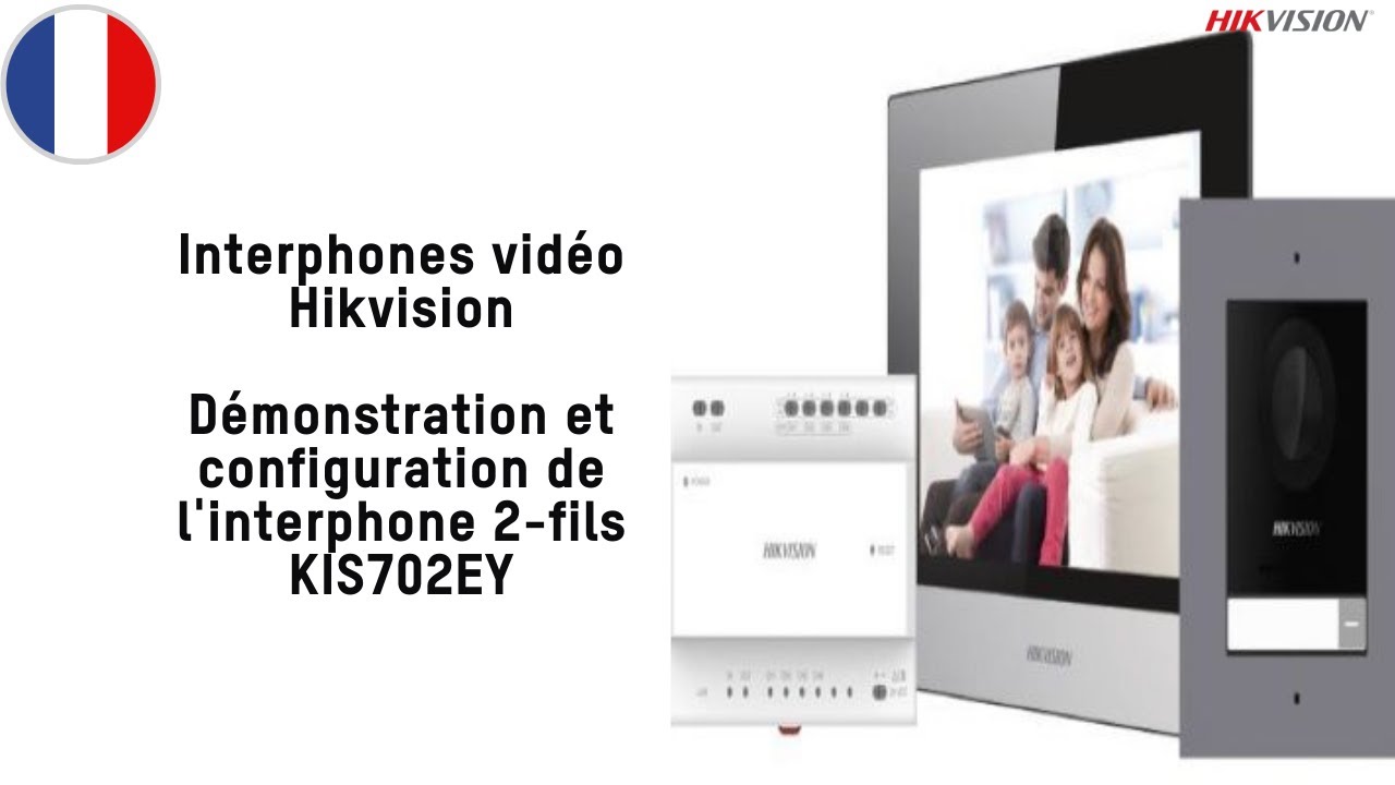 Démonstration et configuration de l'interphone 2-fils KIS702EY