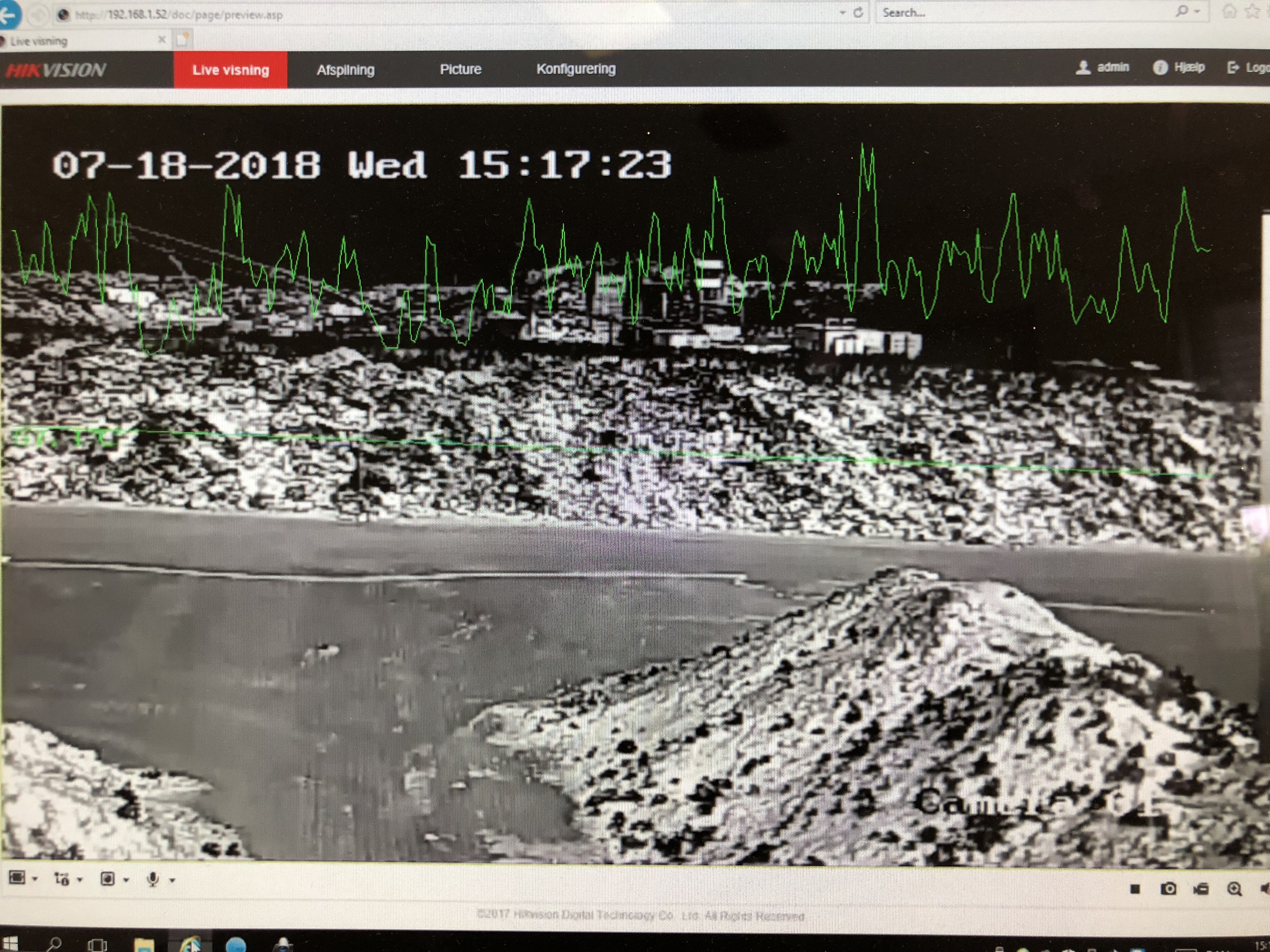 Thermal camera image