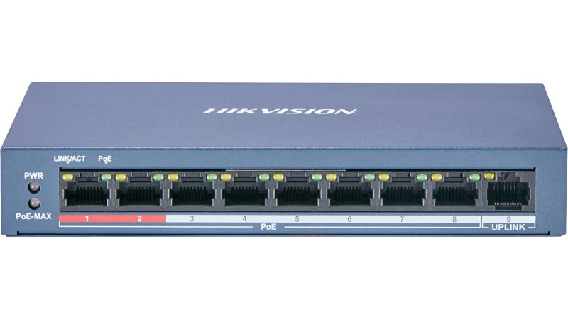 SWITCH POE 8 PTOS DS-3E0109P-E