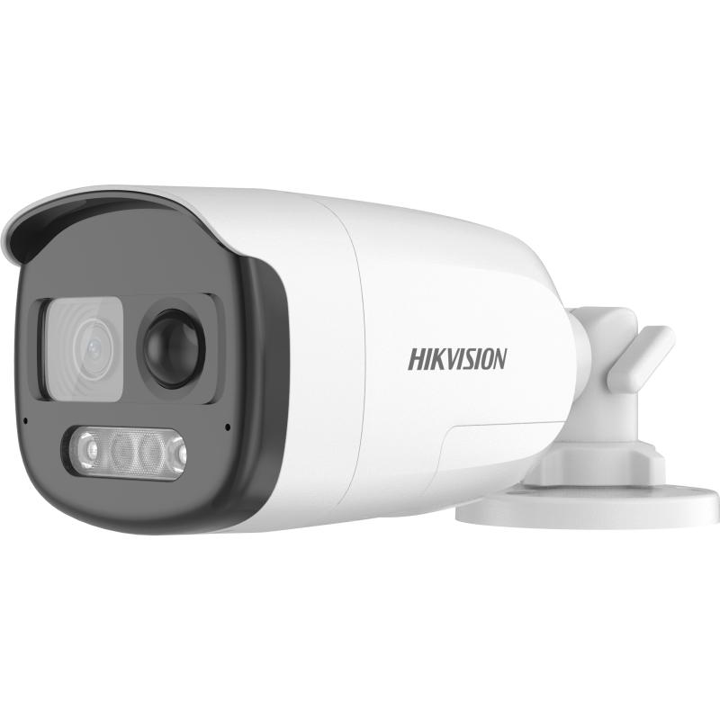 DS-2CE12DF3T-PIRXOS CAMARA TURBO 1080P BALA 24/7 COLORVU 3D DNR WDR 130DB IP67 40M LUZ BLANCA METALI