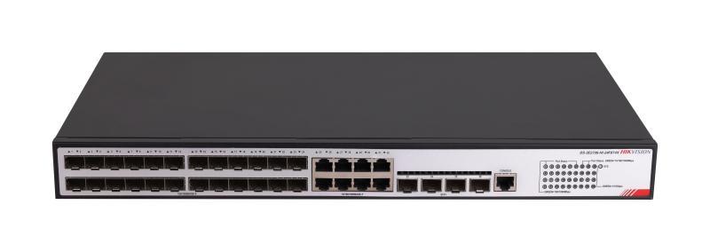 Switch Gigabit / Administrable / 24 Puertos SFP GE / 8 Puertos RJ45 GE / 4 Puertos SFP de 10G DS-3E2736-HI-24F8T4X - Código: DS-3E2736-HI-24F8T4X | Compra en Guadalajara