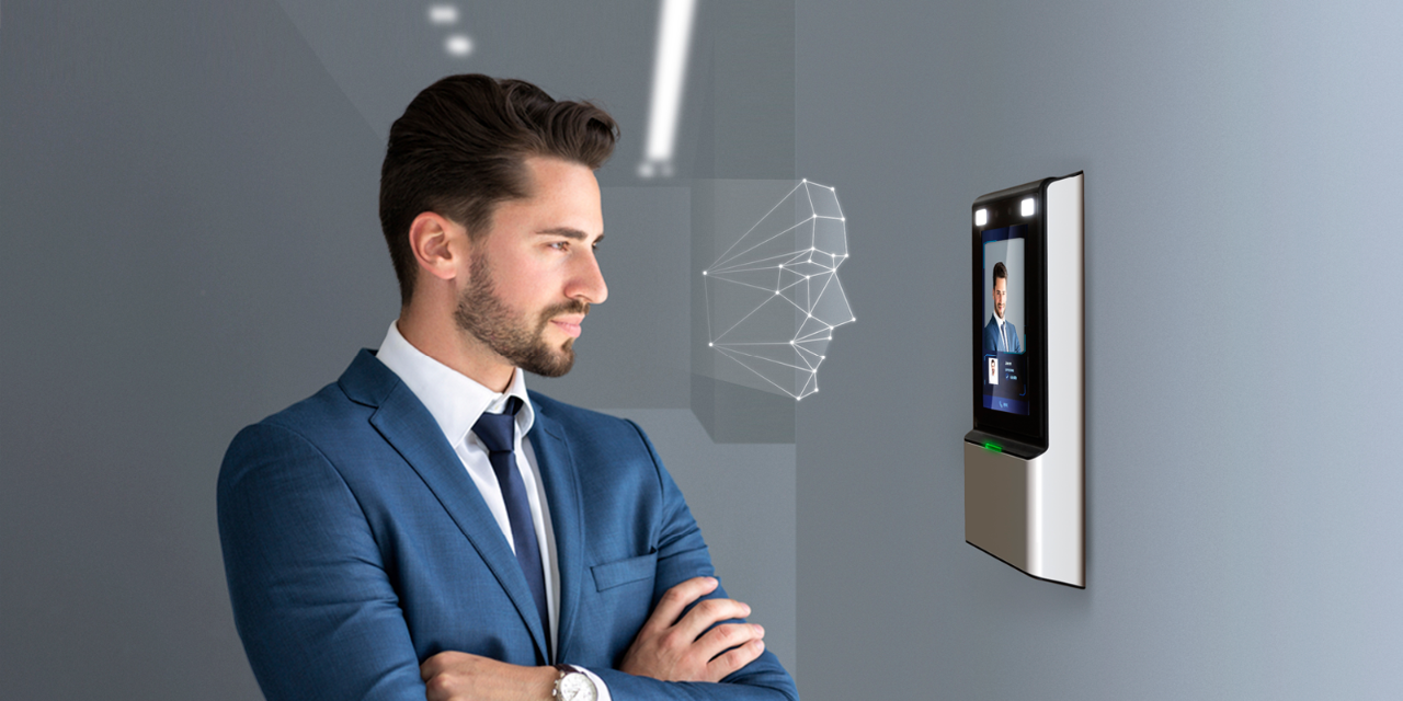 Face recognition top terminal hikvision