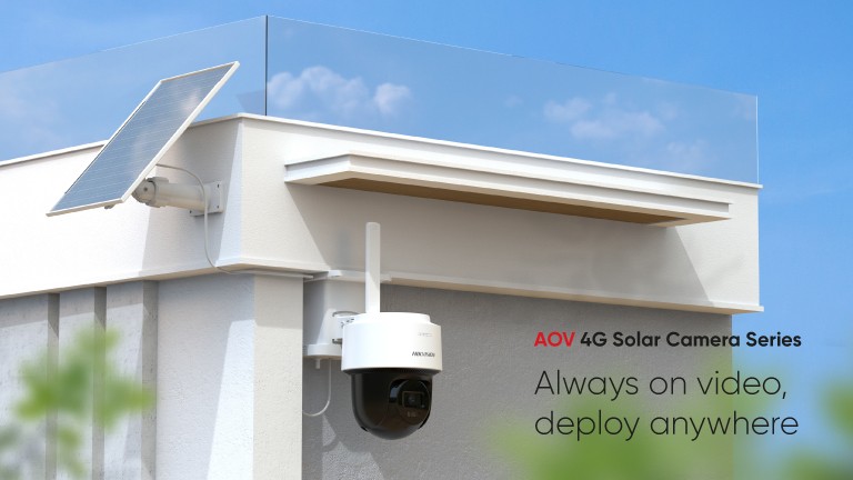 Hikvision lanza su nueva serie de cámaras solares AOV 4G