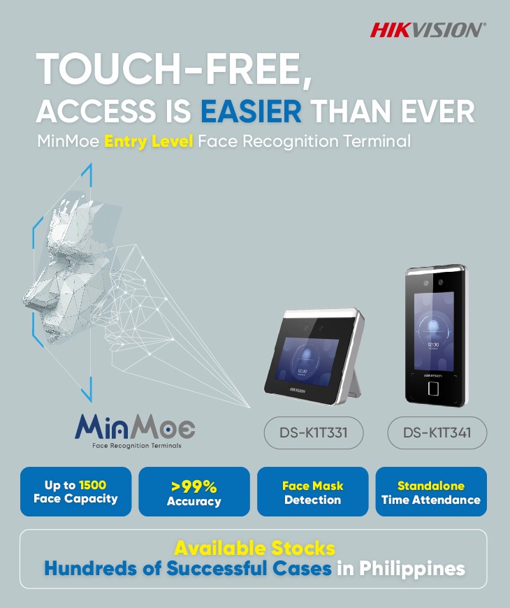 MinMoe Face Recognition Terminals Hikvision