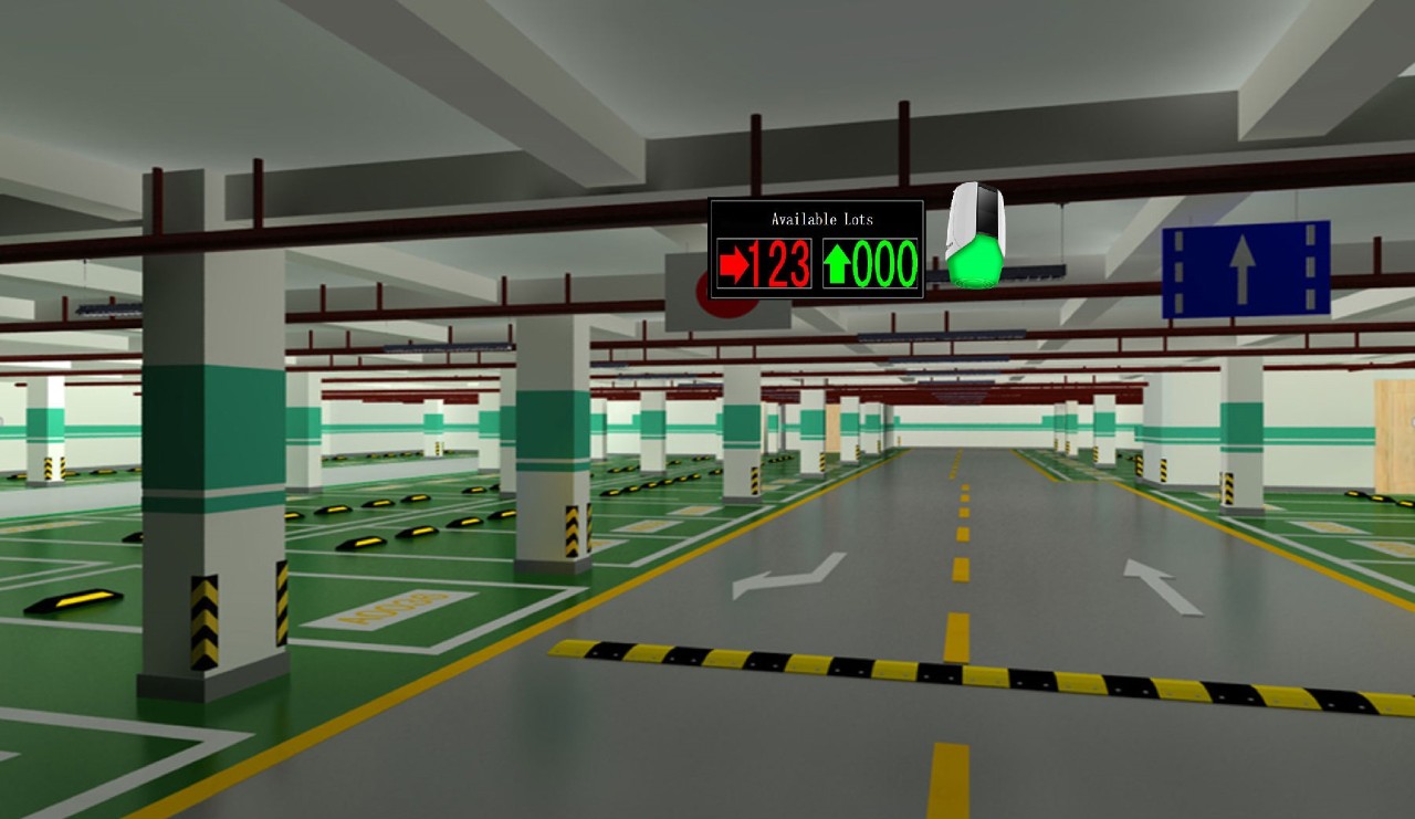 Hikvision car deals parking system