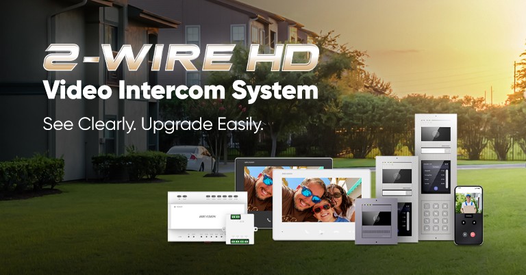 Hikvision 2 wire top