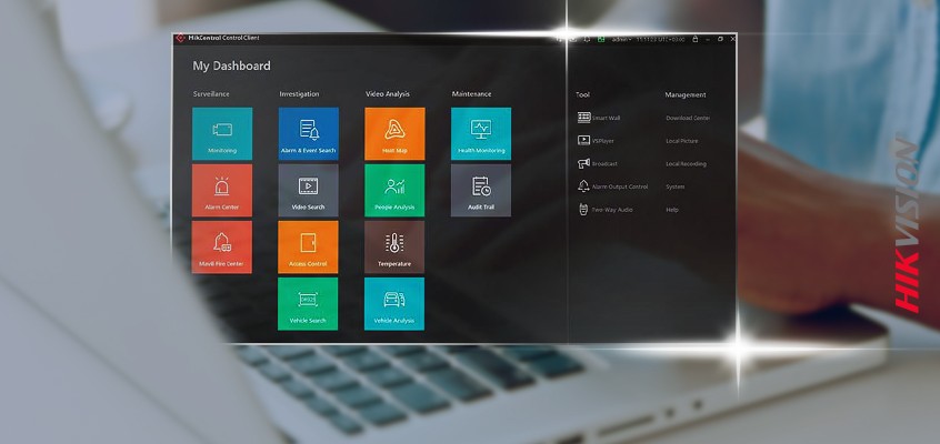 Intelligent video online management system hikvision