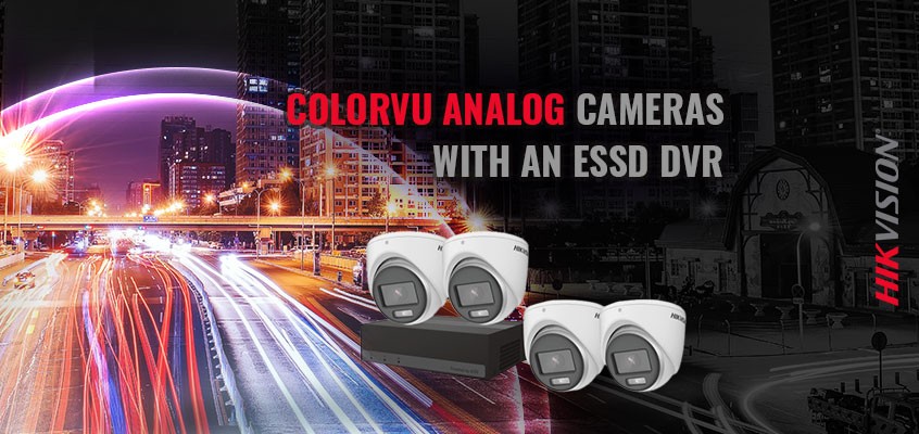 Introducing Our eSSD Bundle Kit ColorVu Analog Cameras with an